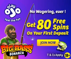 PlayOJO Casino - wager free spins and fair online casino experience