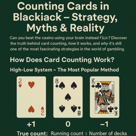 Counting Cards in Blackjack – High-Low Strategy, Myths & Winning Edge